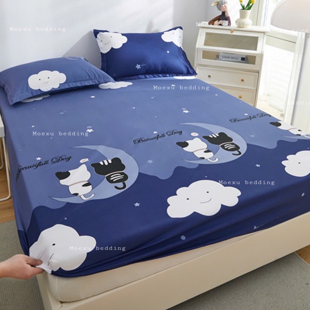 Ga chống thấm cotton m6/m8/2m2 không nóng, không bí, thoáng mát dùng cho đệm dưới 10cm