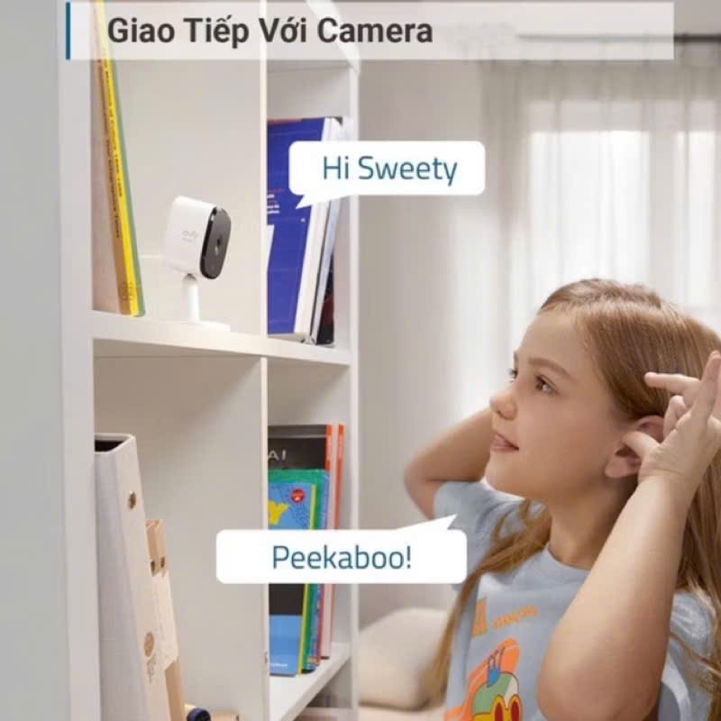 Camera Wifi Anker Eufy E220 độ phân giải 2K - Camera xoay 360, Đàm thoại 2 chiều | BigBuy360 - bigbuy360.vn