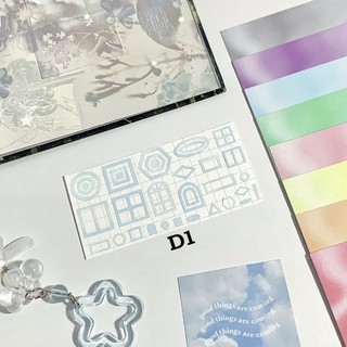 [ D04 ] Stickers trang trí sổ - mẫu D