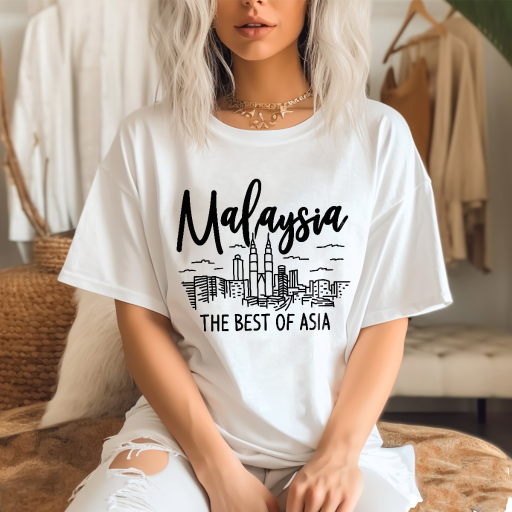 Áo thun Made in Malaysia with love The Best Of Aisa Oversize Local Brand 544
