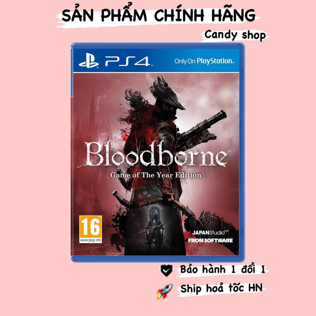 Đĩa game Bloodborne Game Of The Year Edition Ps4