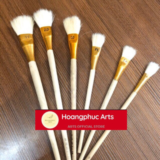 Bút lông thỏ xù vẽ mây, cây, cỏ các size