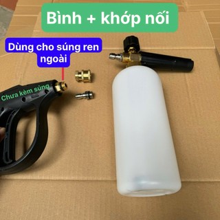 Bình Phun Tạo Bọt Tuyết Mini ( rửa xe 1 lít )