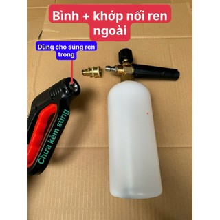 Bình Phun Tạo Bọt Tuyết Mini ( rửa xe 1 lít )