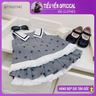 Quần áo trẻ em, Quần áo hè bé gái cao cấp vải mềm cho bé 9-26kg S1945 | Tiểu Yến KID