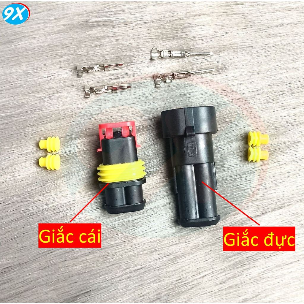 Giắc Chống Nước Đực Cái Gắn L4x Làm Mạch Passing Trợ Sáng