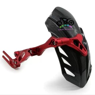  Chắn Bùn Sau Dè Cacbon Nhôm CNC V4 Tấm Chắn bùn Nhựa Vân Carbon Cho Xe Máy Xe Điện 