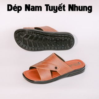DÉP NAM ĐẾ CAO 2CM MÀU VÀNG/ĐEN/NÂU