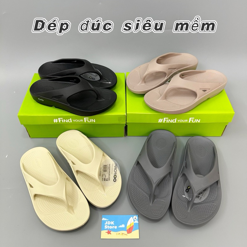 Jdk Store_Dép Tông Đúc Nguyên Khối Oofos Nam Nữ