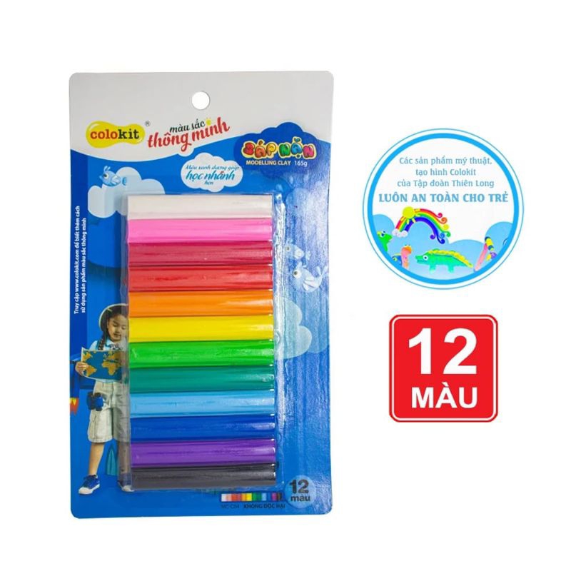 Sáp nặn Colokit MC-C04 - 12 màu