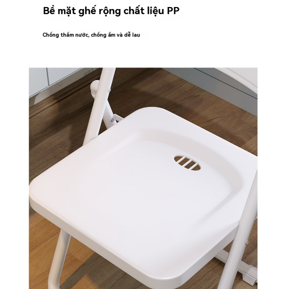 Ghế Gấp Nhựa [Chống Trượt] Nhẹ 2.7kg - Đa Năng Phòng Khách/Bếp/Ban Công ⚡ Giao Nhanh | BigBuy360 - bigbuy360.vn