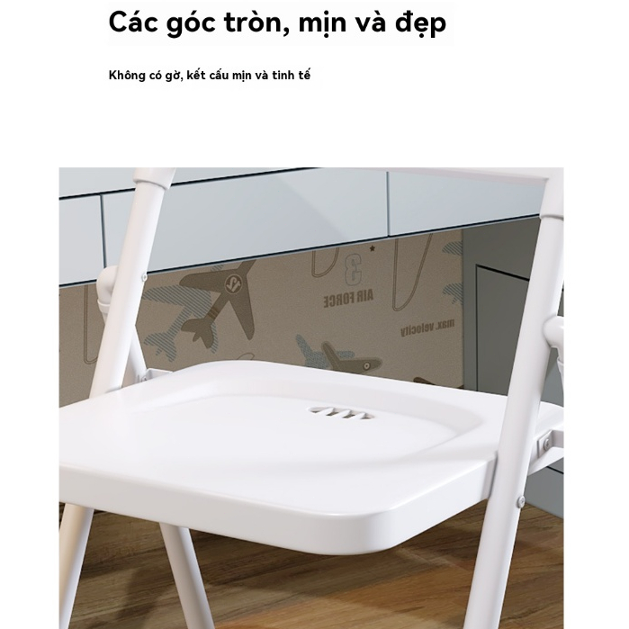 Ghế Gấp Nhựa [Chống Trượt] Nhẹ 2.7kg - Đa Năng Phòng Khách/Bếp/Ban Công ⚡ Giao Nhanh | BigBuy360 - bigbuy360.vn