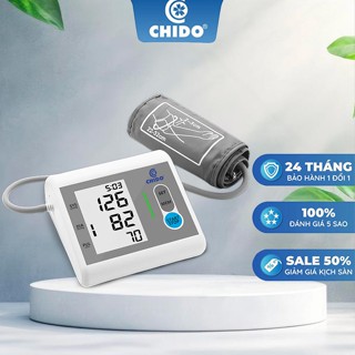 Máy Đo Huyết Áp Điện tử Bắp Tay Chido, Đo Nhịp Tim Công Nghệ Nhật Bản 1 Đổi 1 Trong 5 năm, PB 2024