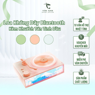 Loa Không Dây Bluetooth Kèm Khuếch Tán Tinh Dầu Rosemary Speaker, Máy Xông Tinh Dầu Dạng Loa Bluetooth Hiện Đại Tinh Tế