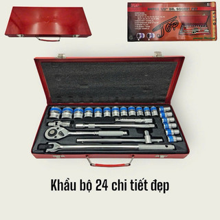 Bộ Khẩu 24 chi tiết top hàng siêu phẩm đó ạ có thêm 1 cần gật gù dài