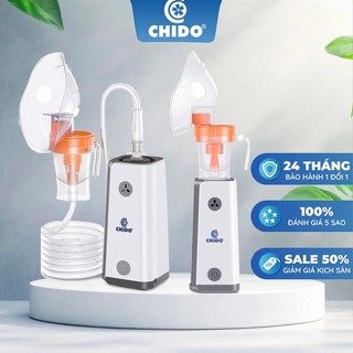 Máy xông khí dung cầm tay Chido Pin sạc 1200mAH - Bảo Hành 24 Tháng 1 Đổi 1, Công Nghệ Nhật Bản