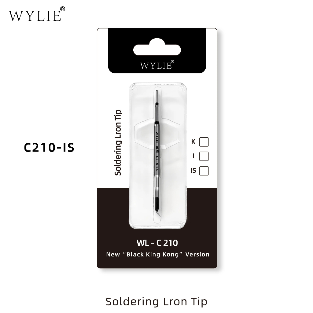 Mũi hàn C210 WYLIE Black King Kong WL-C210-IS Đầu Cong