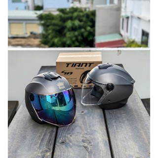  NÓN ROYAL XH01 3 4 1 KÍNH XÁM TITANIUM TẶNG LOGO KYT VÀ TÚI ĐỰNG NÓN CHÍNH HÃNG 2025 