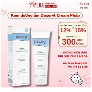 Kem Dưỡng Dexeryl Cream Pháp Dưỡng Ẩm, Dưỡng Da Cho Da Khô, Nẻ, An Toàn Cho Trẻ Sơ Sinh