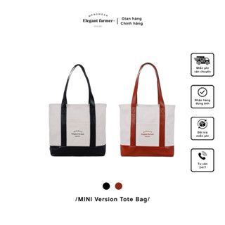 [Elegant Farmer] Mini Tote - Túi Tote vải canvas kết hợp da thanh lịch (PHIÊN BẢN TINH GỌN)