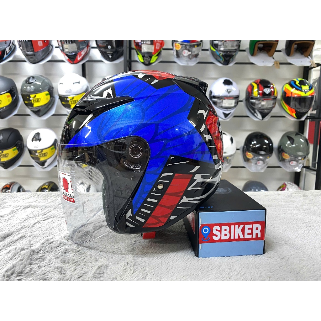 Nón Bảo Hiểm Kyt 3/4 Venom Mini 1 Kính Mẫu Mới - Mũ Kyt Star Chính Hãng