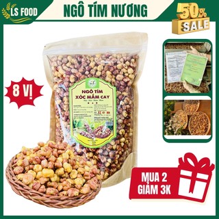 Ngô nếp nương tím rang củi 1KG ,vị bò lá chanh ,vị phô mai,vị cay, ngô mộc, vị xóc mắm cay,ngô ăn chay