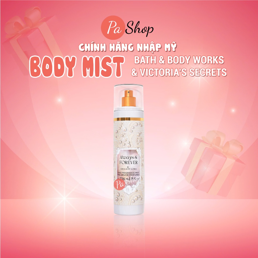 Body mist Always & Forever xịt thơm toàn thân