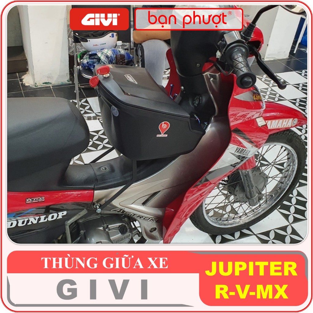 Thùng Givi Giữa Xe Jupiter MX, R, V - Thùng Giữa Givi Jupiter R, V, MX - Thùng Đựng Đồ Xe Jupiter V,