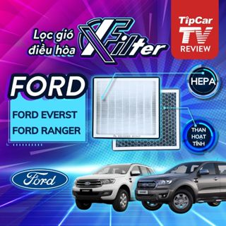 Lọc gió điều hòa Ford Ranger / Everest. Lọc than hoạt tính Xfilter cho dòng xe FORD