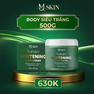 [Tặng 1 nạ] [MQSKIN] KEM BODY DƯỠNG TRẮNG 500G giúp làn da trắng sáng, mịn màng và cấp ẩm cho da