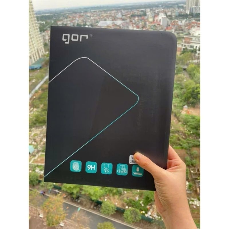 Kính cường lực Gor cho ipad 11/Gen 11/A16 kính trong suốt siêu đẹp