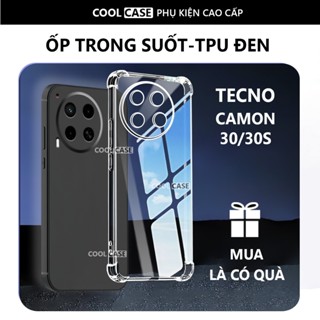Ốp lưng Tecno Camon 30/ 30s chống sốc, trong suốt, silicon, bảo vệ camera-Cool Case