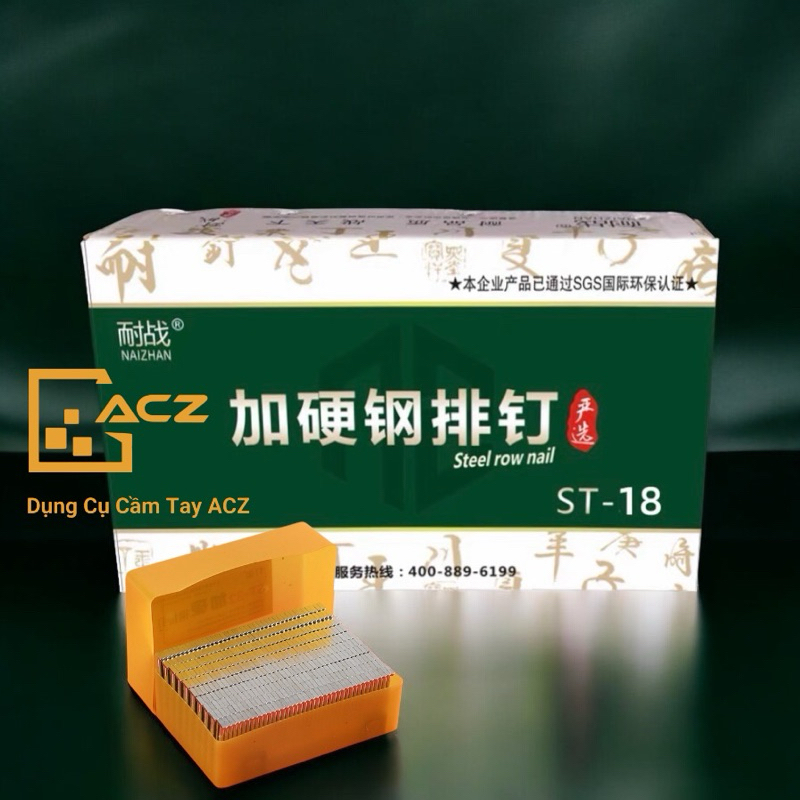 Đinh betong ST18 - Dùng cho Máy bắn Đinh Điện ST18, Máy bắn hơi ST38, Dụng cụ hỗ trợ Đóng Đinh ST18.