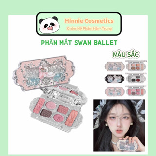  Bảng Phấn Mắt 6 ô dòng Flower Knows Swan Ballet - Thiên Nga Ba Lê 🩰 