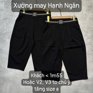  Quần Ngố BigSize 90kg Chất Umi Hàn Co giãn 4 chiều Xưởng May Hạnh Ngân 