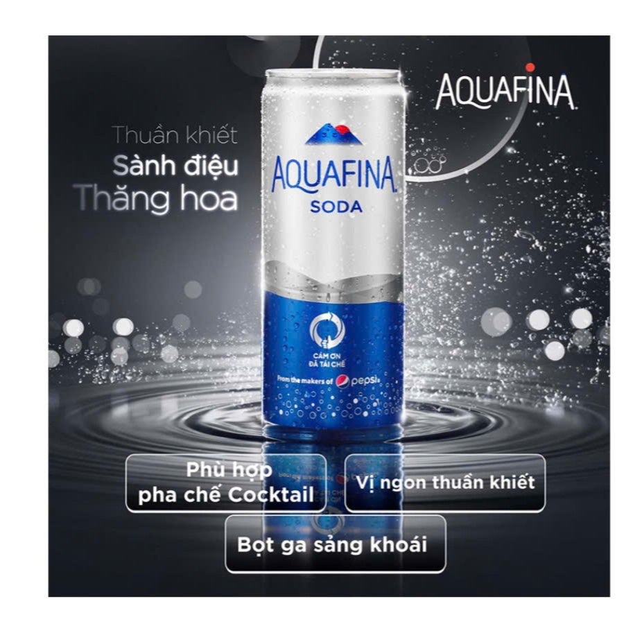 Nước giải khát có ga Aquafina Soda 320ml