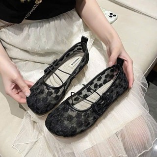 Giày búp bê nữ phối ren lưới đi nước đi mưa thoải mái siêu hót hít mã 440