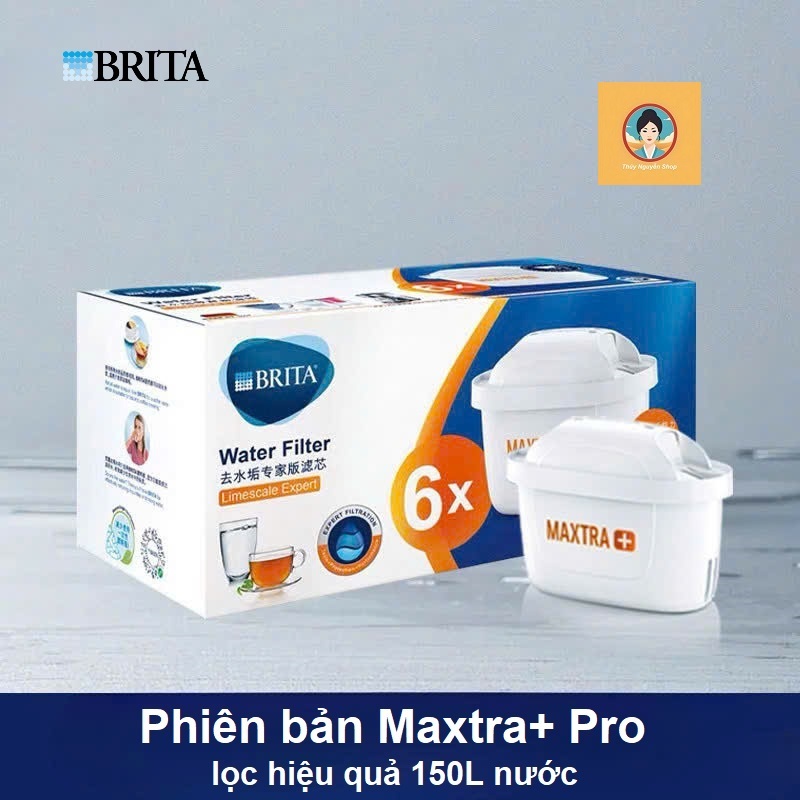 [Brita] Combo 06 lõi lọc nước Maxtra+ Pro (01 lõi lọc 150 lít nước)