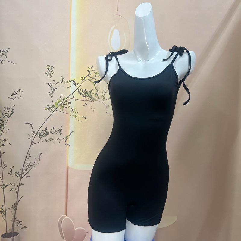 [ĐỒ BƠI LIỀN MẢNH CAO CẤP] Bikini đi biển nữ CỘT NƠ MẢNH MÀU ĐEN form short kín đáo dễ thương | BigBuy360 - bigbuy360.vn