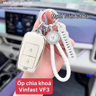  Ốp chìa khoá Vinfast VF3 xe điện móc khóa VF3 bảo vệ chìa khóa - TPU cao cấp 