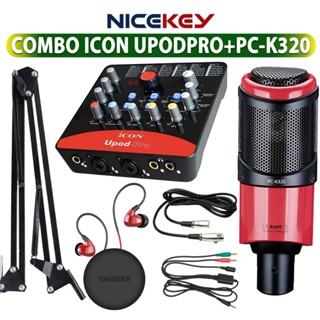 Combo Livestream Thu Âm TAKSTAR Mic PC K320, Soundcard Icon Upod Pro, Tai Nghe TS2260 [BH 1 NĂM]