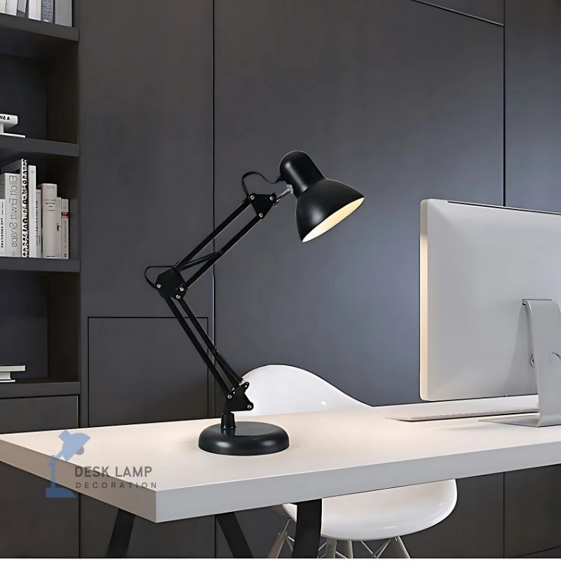 Đèn bàn học đọc sách bóng LED đui E27 – Chống chói, chống cận bảo vệ mắt, kiểu dáng cổ điển