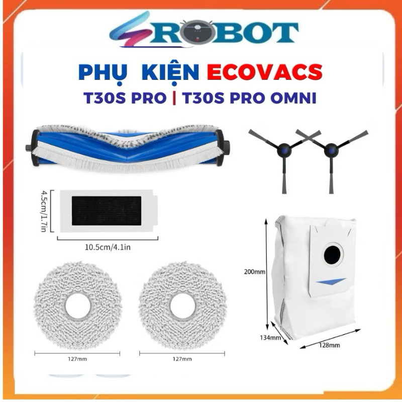 Phụ kiện Robot hút bụi T30s T30s Combo T30s Pro 2025 _ Phụ kiện thay thế