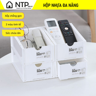    Giá rẻ   Hộp Nhựa NTP Để Bàn Xếp trồng có Ngăn Kéo Tiện Lợi Đồ Dùng Đa Năng để vừa dùng với kệ 