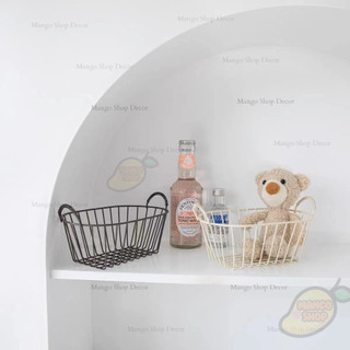Rổ sắt décor trang trí chụp ảnh ( Giỏ sắt đựng đồ cá nhân xinh xắn )