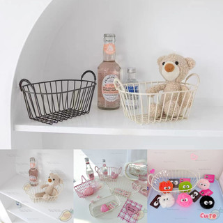 Rổ sắt décor trang trí chụp ảnh ( Giỏ sắt đựng đồ cá nhân xinh xắn )