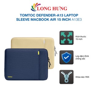 Túi chống sốc Tomtoc Defender-A13 Laptop Sleeve MacBook Air 15 inch A13E3 - Hàng chính hãng