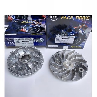 BỘ CHÉN BI, CÁNH QUẠT FCC cho VISION K44 (2015 - 2019), BEAT 2015 2016 2017 2018 2019 (nồi trước cho xe Honda kèm gioăng