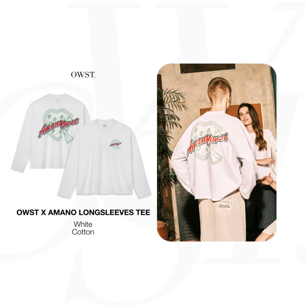 Áo Tay Dài OWST x Amano Longsleeves Tee