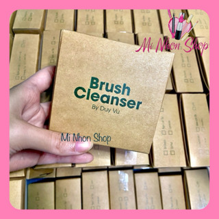   MNS  Xà phòng chuyên dụng giặt cọ trang điểm bông mút trang điểm - brush cleanser by Duyvu's corner tặng túi lưới treo 